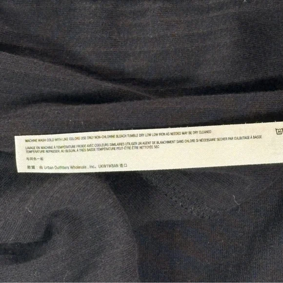 Intimately Free People Ribbed Bodycon Midi Dress Black M - Picture 9 of 16